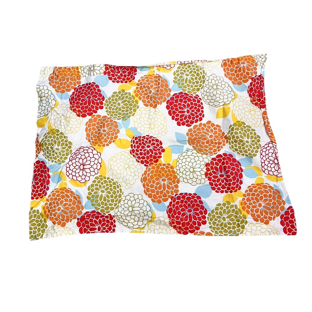 Garnet Hill Standard Zinnia Cotton Pillowcase